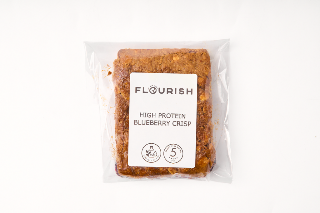 High Protein Blueberry Crisp