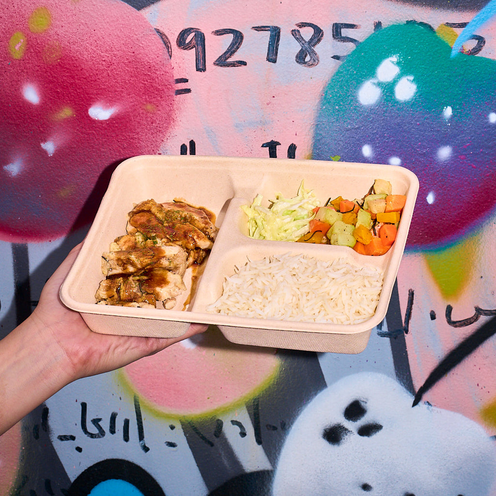 Southwest Smoky Chicken, roasted veggies, cabbage slaw