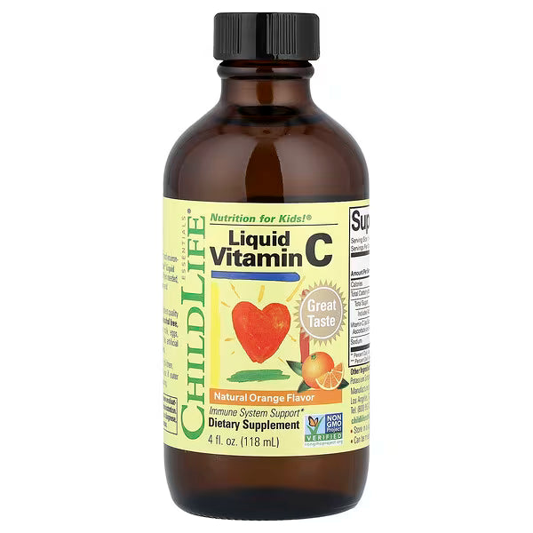 Liquid Vitamin C, Natural Orange,        4 fl oz (118 ml)