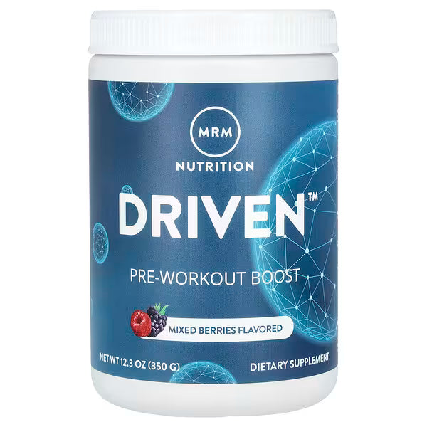 DRIVEN, Pre-Workout Boost, Mixed Berries 12.3 oz (350 g)
