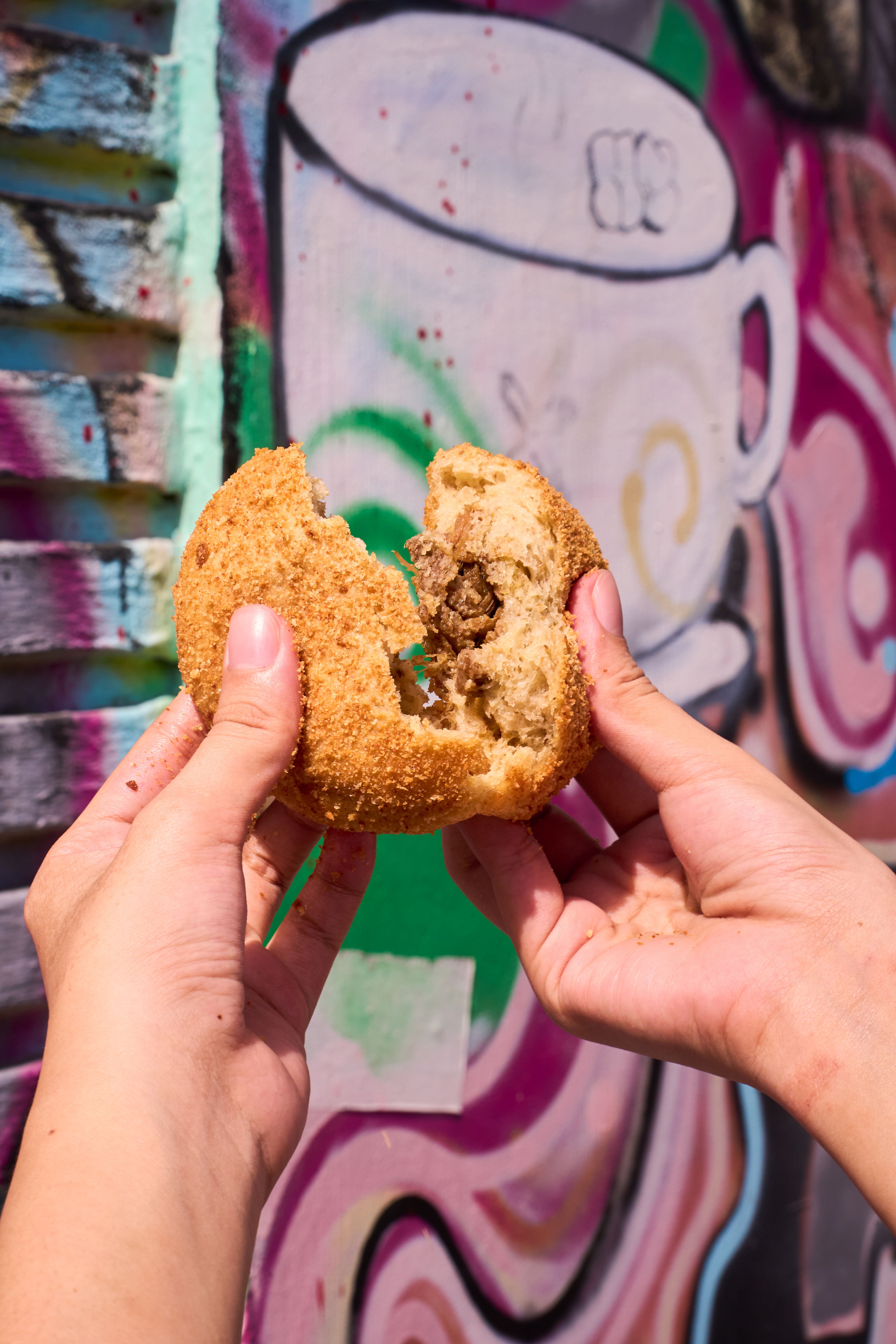 Pulled Beef Sourdough Pandesal