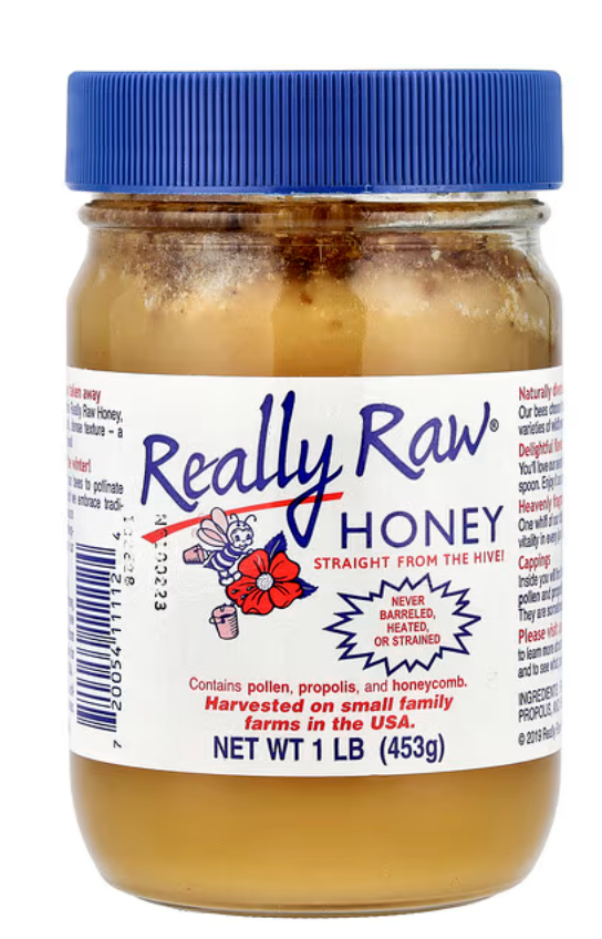 Really Raw Honey, Honey, 1 lb (453 g)