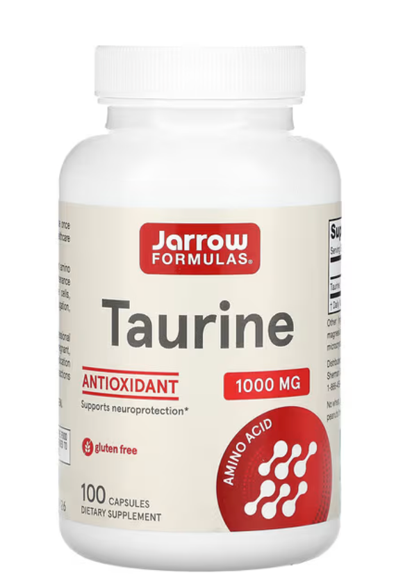 Jarrow Formulas	Taurine , 1,000 mg, 100 Capsules