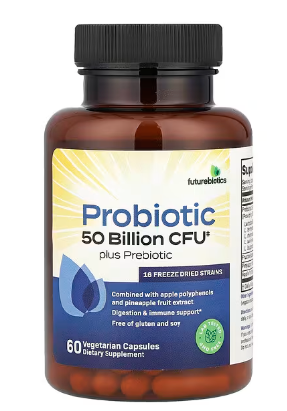 Futurebiotics, Probiotic Plus Prebiotic, 60 Vegetarian Capsules