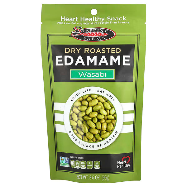 Dry Roasted Edamame, Wasabi, 3.5 oz (99 g)